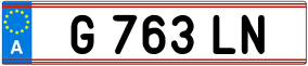 Truck License Plate